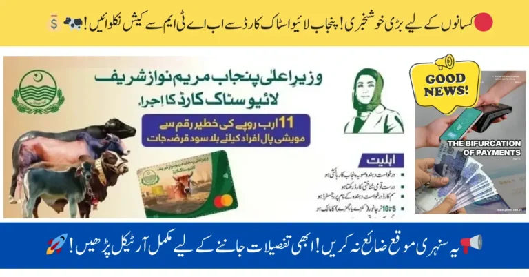 CM Punjab Livestock Card Scheme Announces Farmers Now Get Cash from ATMs