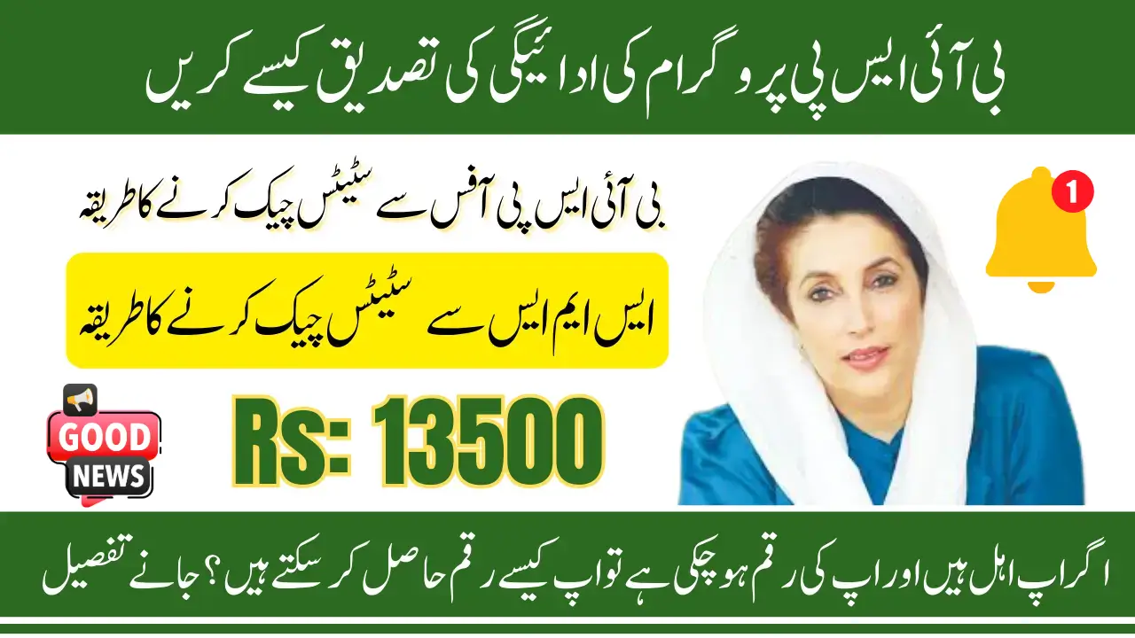 BISP 8171 Payment Confirmation May 2025 Eligibility and Complete Step-by-Step Guide to Collect 13,500
