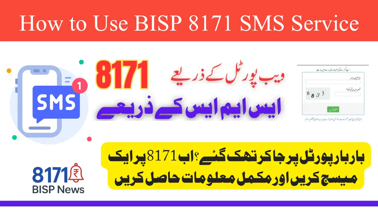 How to Use BISP 8171 SMS Service to Check 13500 Payment Status – Complete Guide
